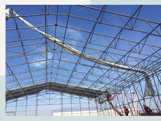 Шатровые ангары от 618 руб. в Кимовске и Тульской области