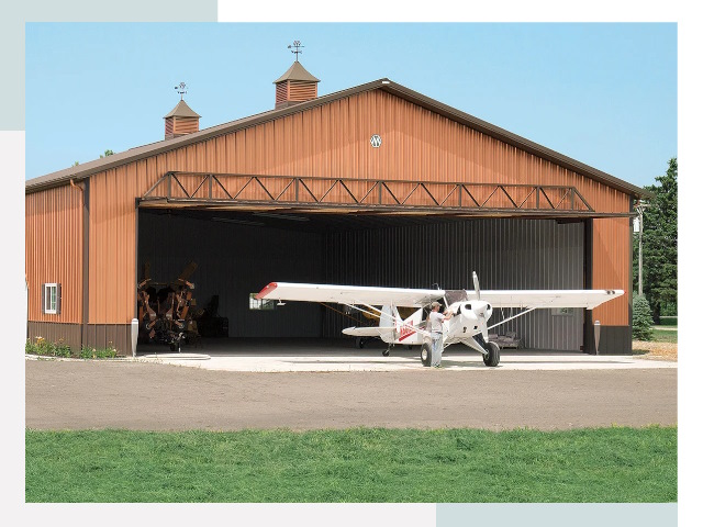 Ангары для самолетов в Кимовске