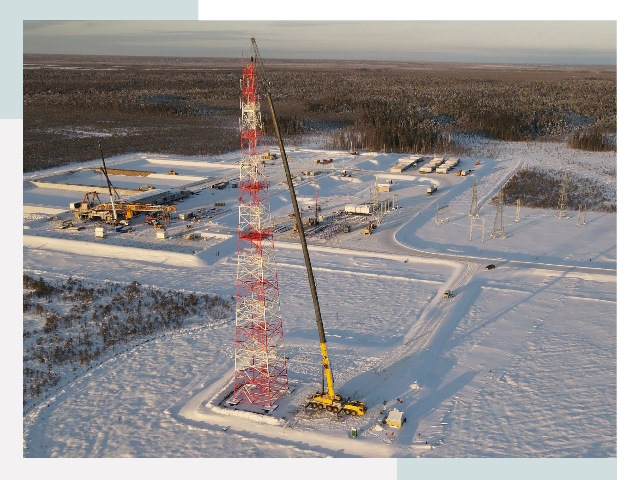 Мачты связи в Кимовске