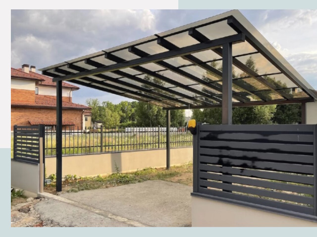 Металлические навесы в Кимовск от 618 руб. за м²