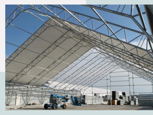 Каркасно-тентовые сооружения от СтальСтрой-Кмв по цене 618 руб.