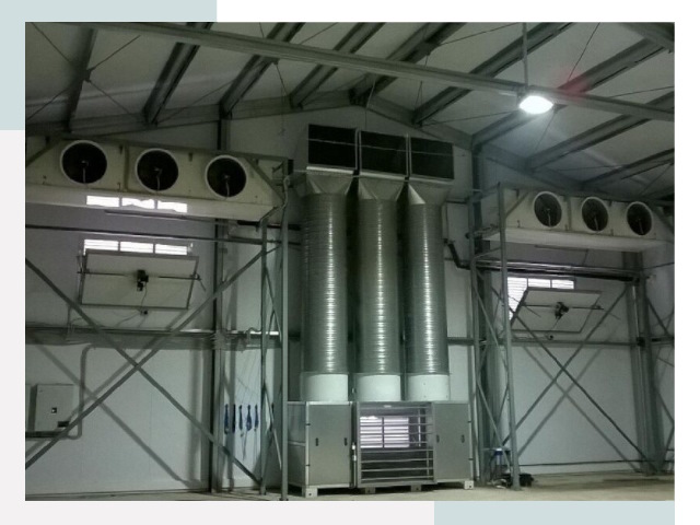 Инженерные системы для ангаров в Кимовске