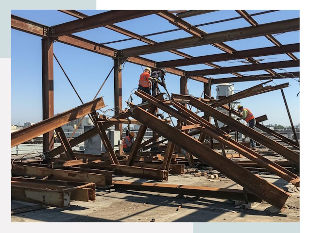 Демонтаж металлоконструкций в Кимовске от 618 руб.