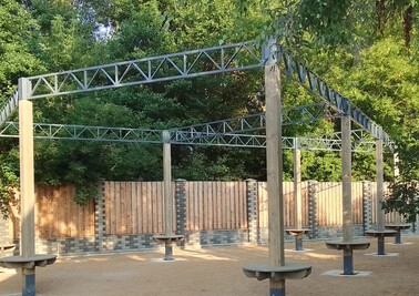 Терраса из металлоконструкций под ключ, проектирование, изготовление и монтаж от СтальСтрой-Кмв